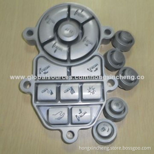 Customized silicone keypads with conductive silver printing circuit